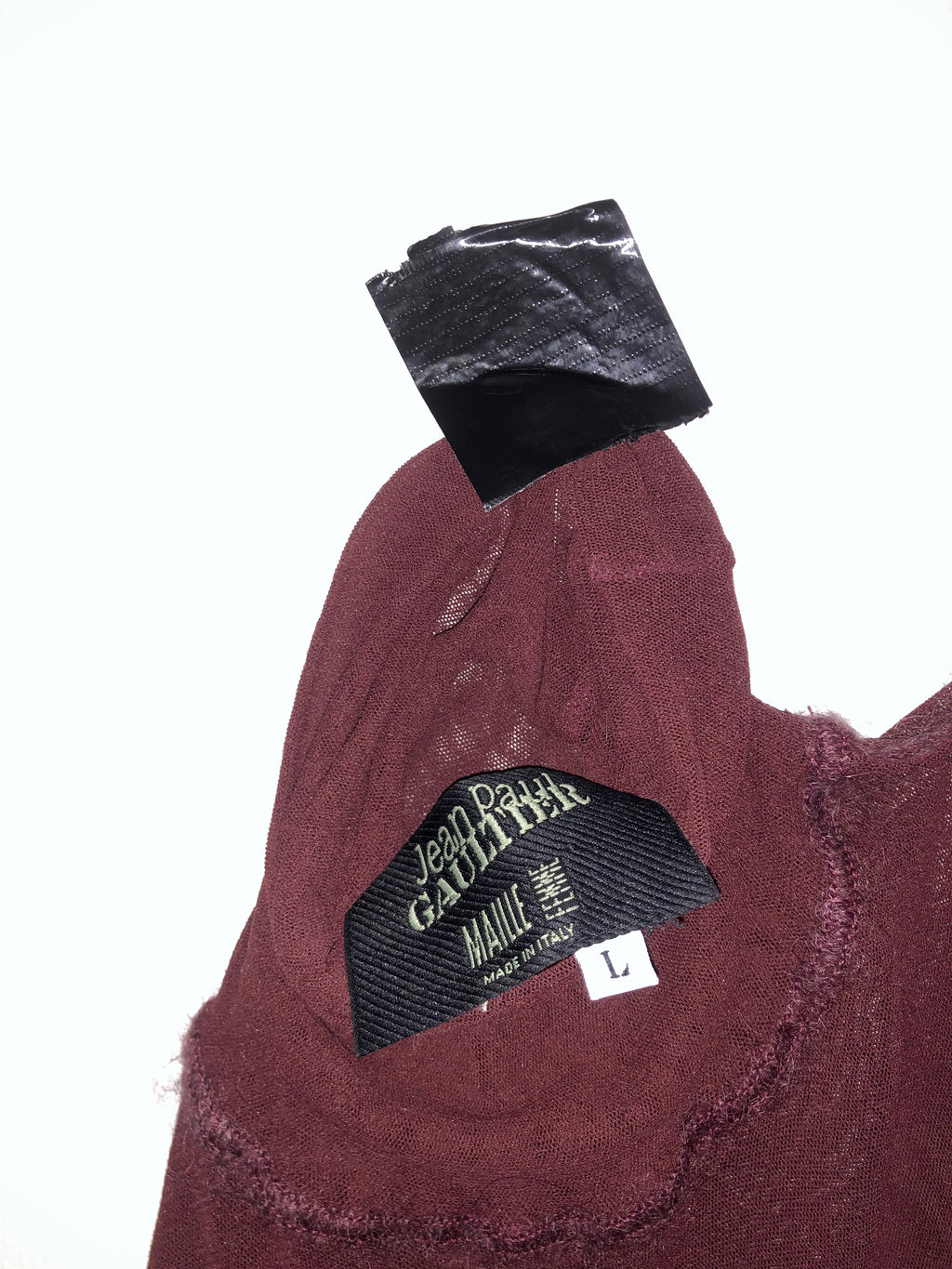 Jean Paul Gaultier Turtleneck Mesh Dress