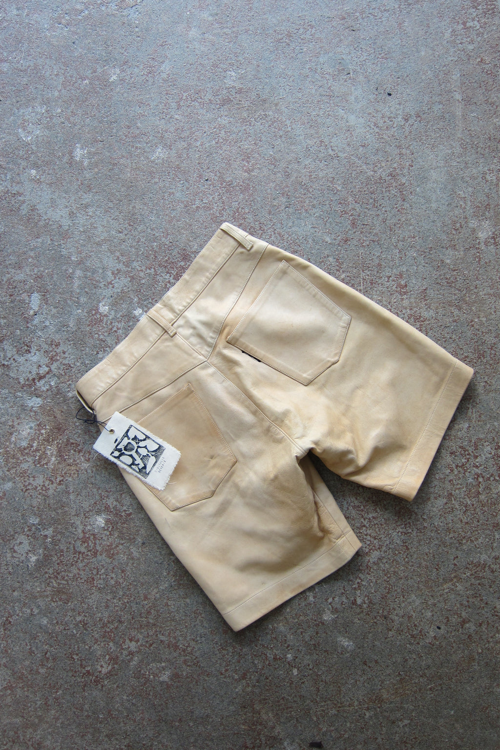 agnès b. Leather Shorts