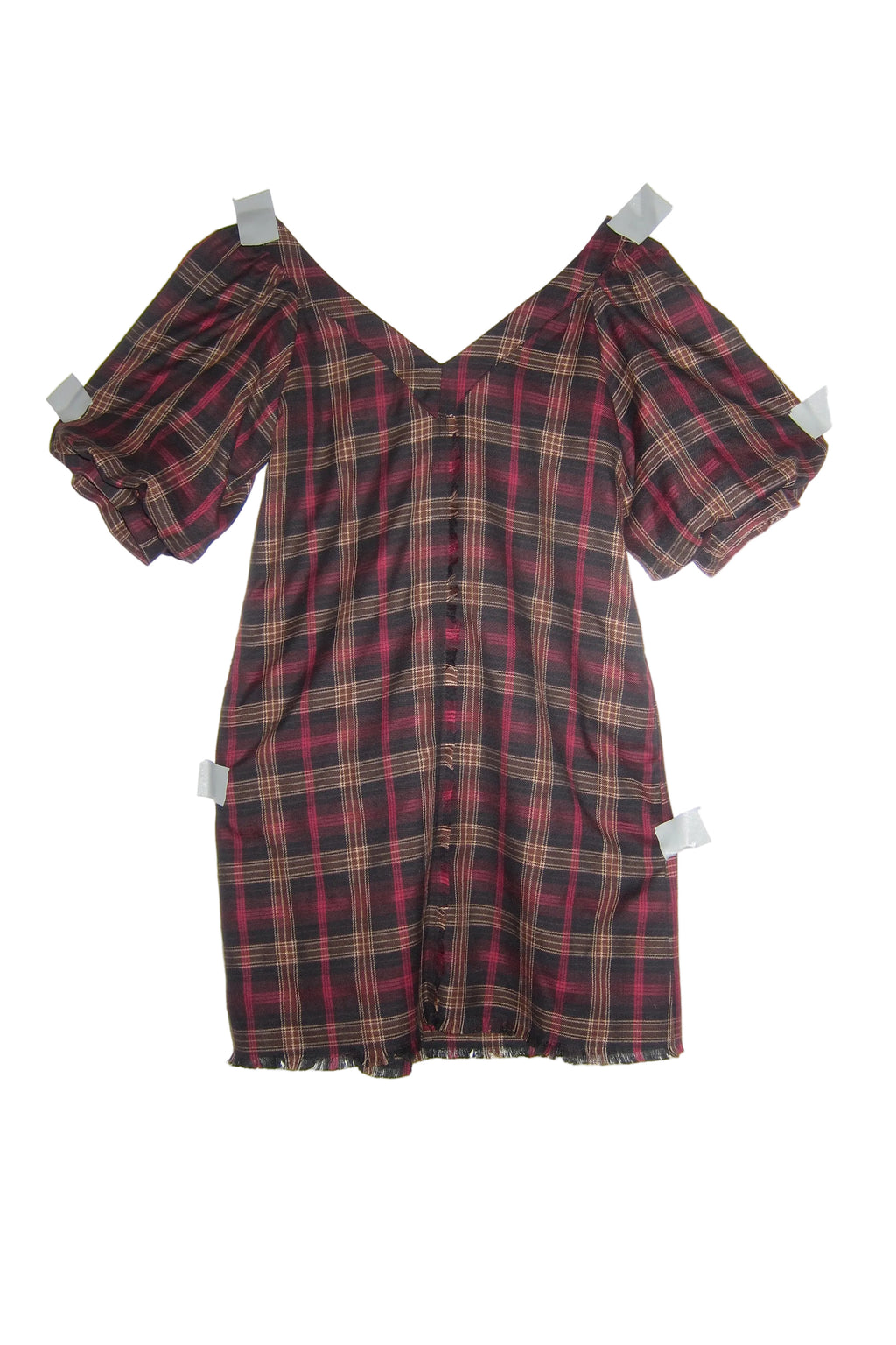 Dolce&Gabbana Tartan Puff Dress