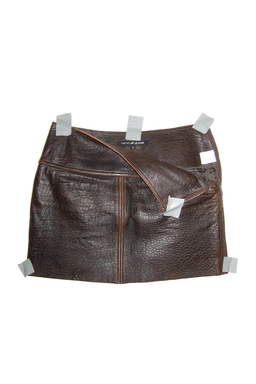 DKNY Leather Skirt