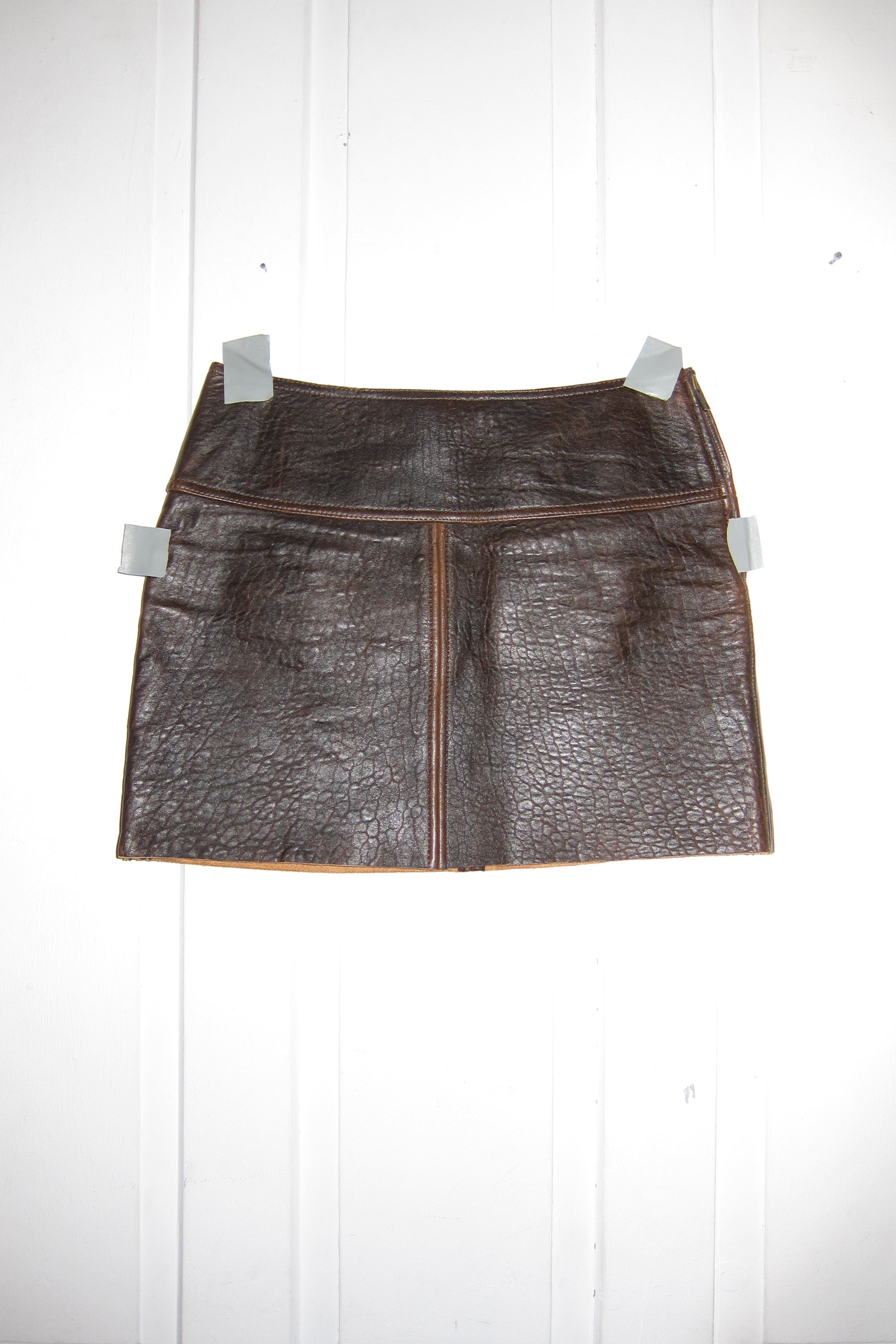 DKNY Leather Skirt