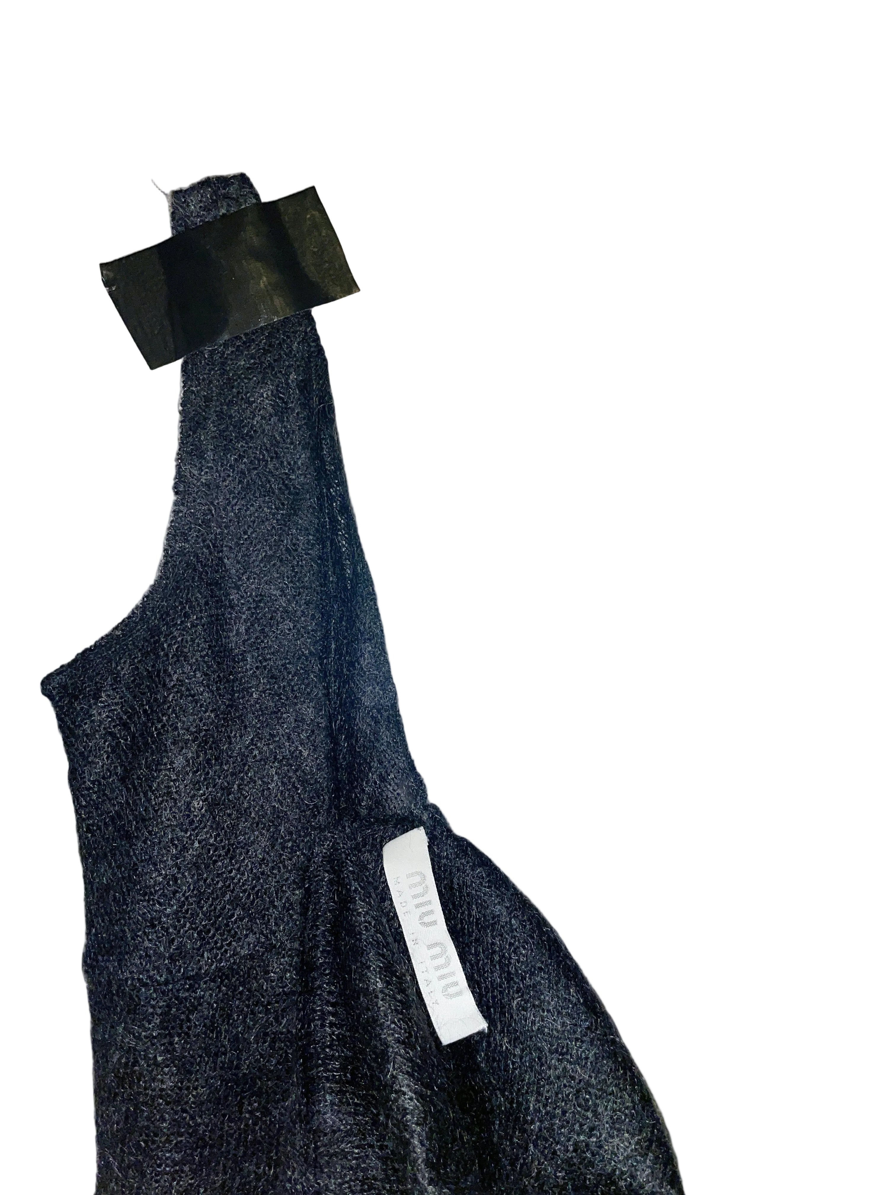 Miu Miu Mohair Slip Dress